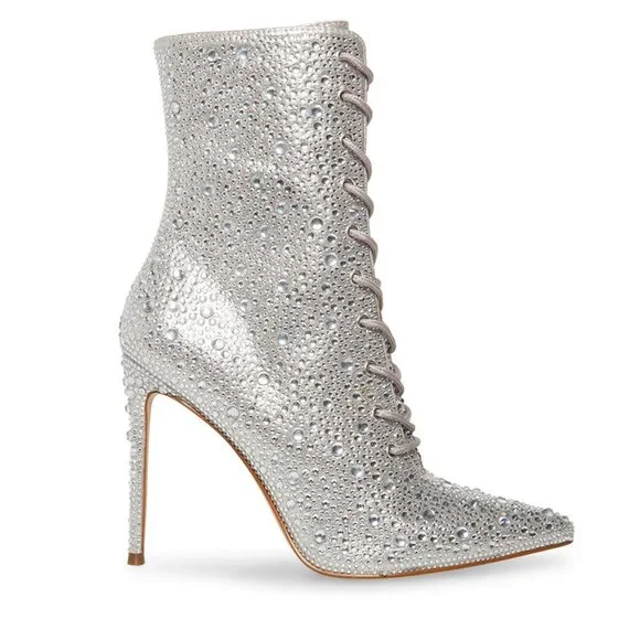 Steve Madden VALENCY-R RHINESTONES BOOTIES - Picture 1 of 5